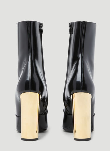 Saint Laurent Auteuil High Heel Boots Black sla0253056