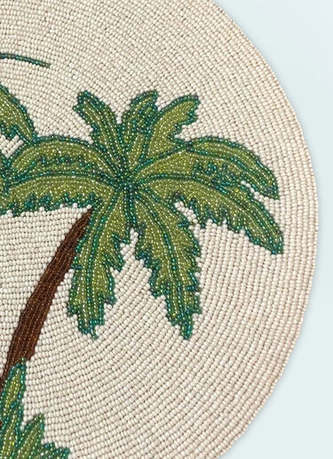 Les Ottomans Set Of Two Palm Tree Placemats Beige wps0691233