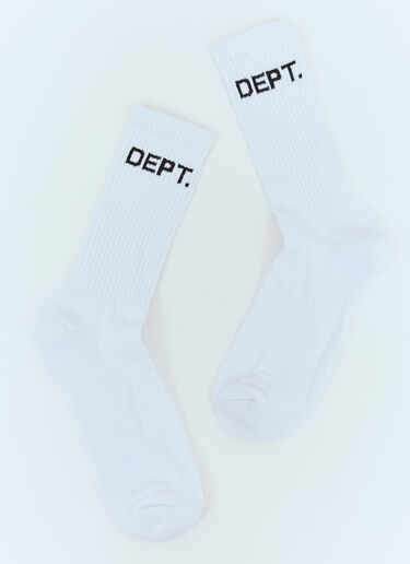 Gallery Dept. Logo Jacquard Socks White gdp0158016