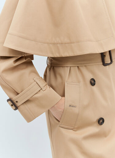 Chloé Classic Trench With Cape Beige chl0257010