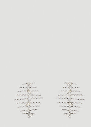 Chloé Fishbone Earrings Black cls0255001