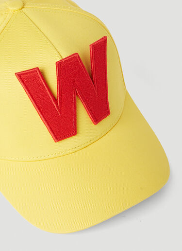 Walter Van Beirendonck W Baseball Cap in Yellow
