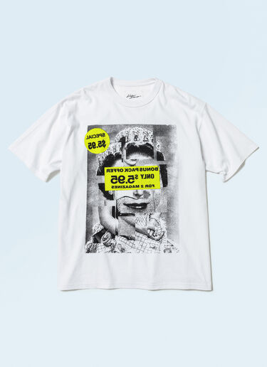 BEAMS 河村康輔によるアートワーク付き BEAMS T × LN-CC Tシャツ ホワイト bms0158001