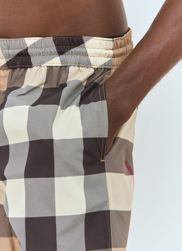 Burberry Vintage Check Swim Shorts Beige bur0141034