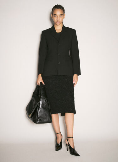 Balenciaga Hourglass Blazer Black bal0257007