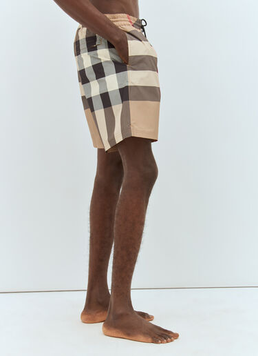 Burberry Vintage Check Swim Shorts Beige bur0141034