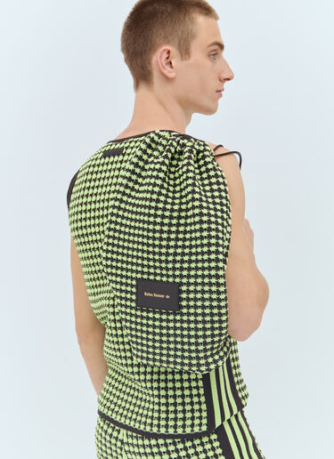 adidas by Wales Bonner Crochet Drawstring Backpack Green awb0357020