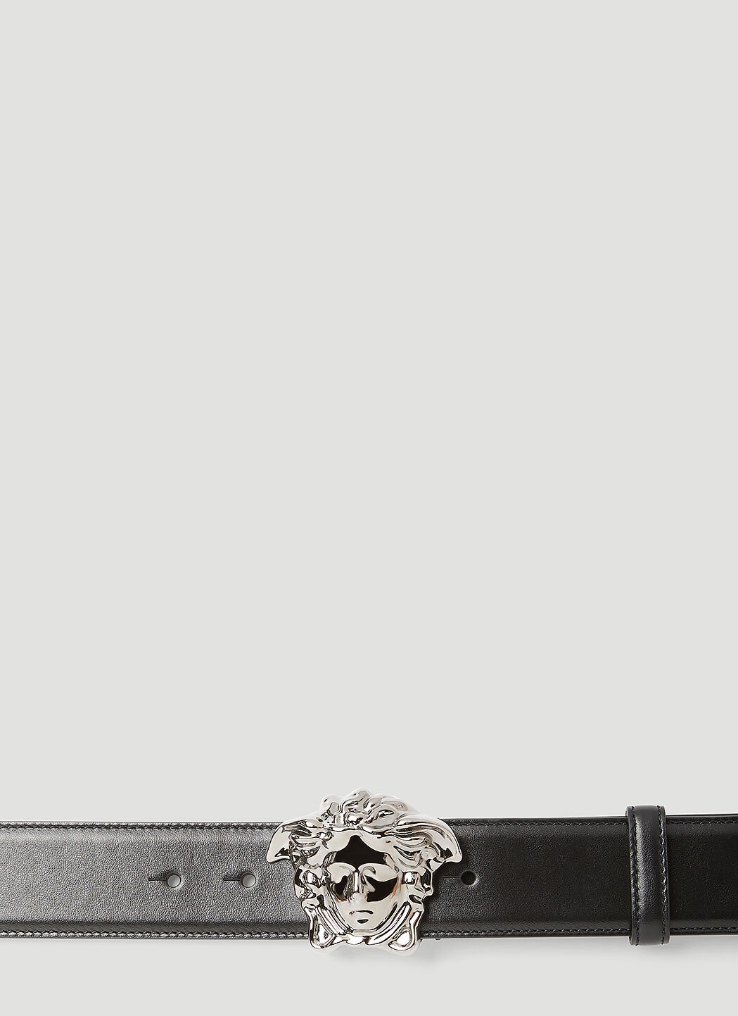 Versace メドゥーサ レザーベルト ホワイト ver0158021