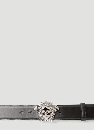 Versace La Medusa Leather Belt White ver0158021