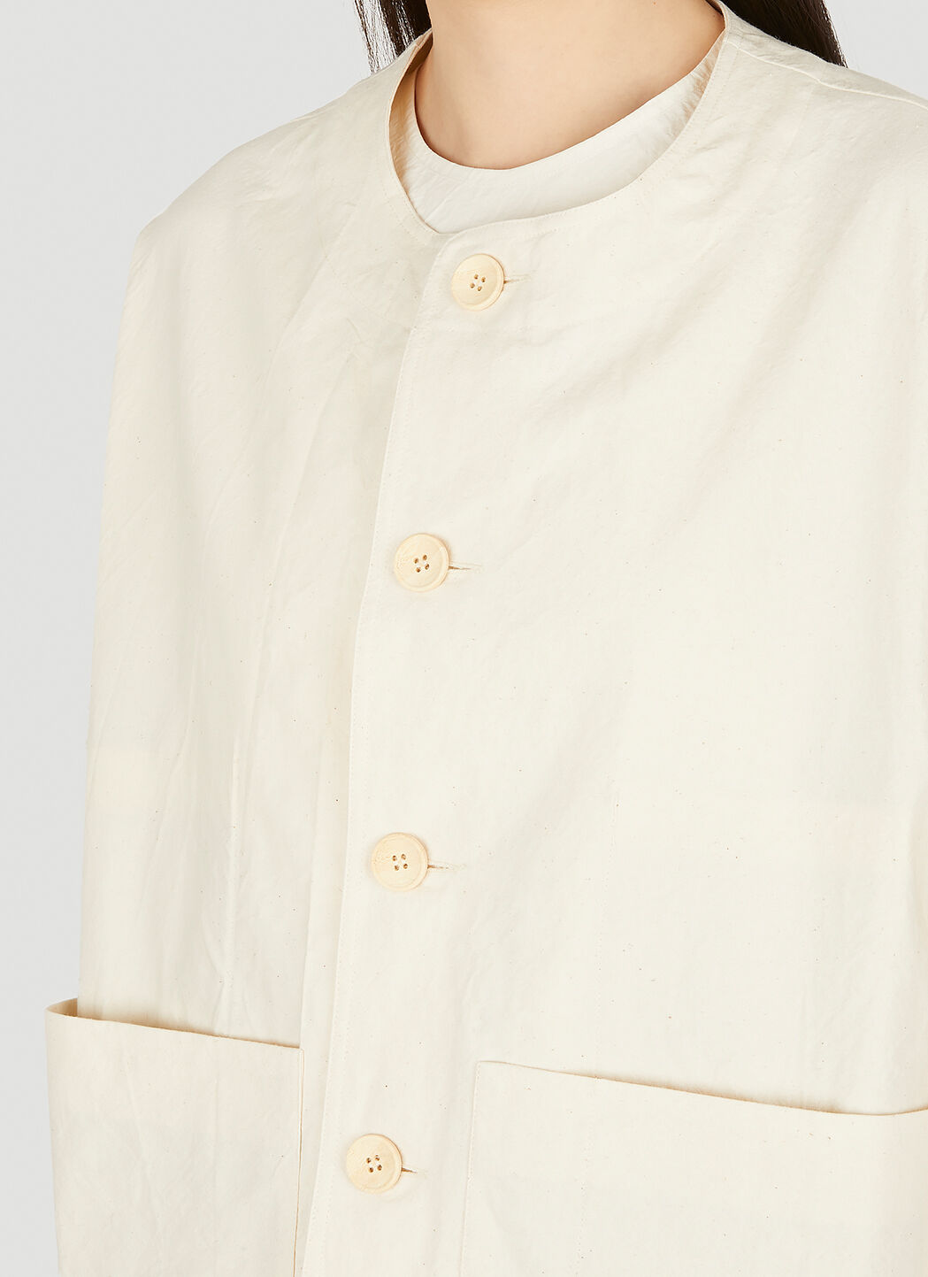 Toogood Harvester Jacket in White | LN-CC