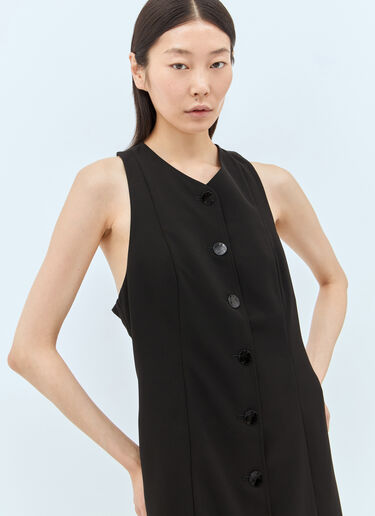 GANNI Twill Suiting Mini Dress Black gan0257003