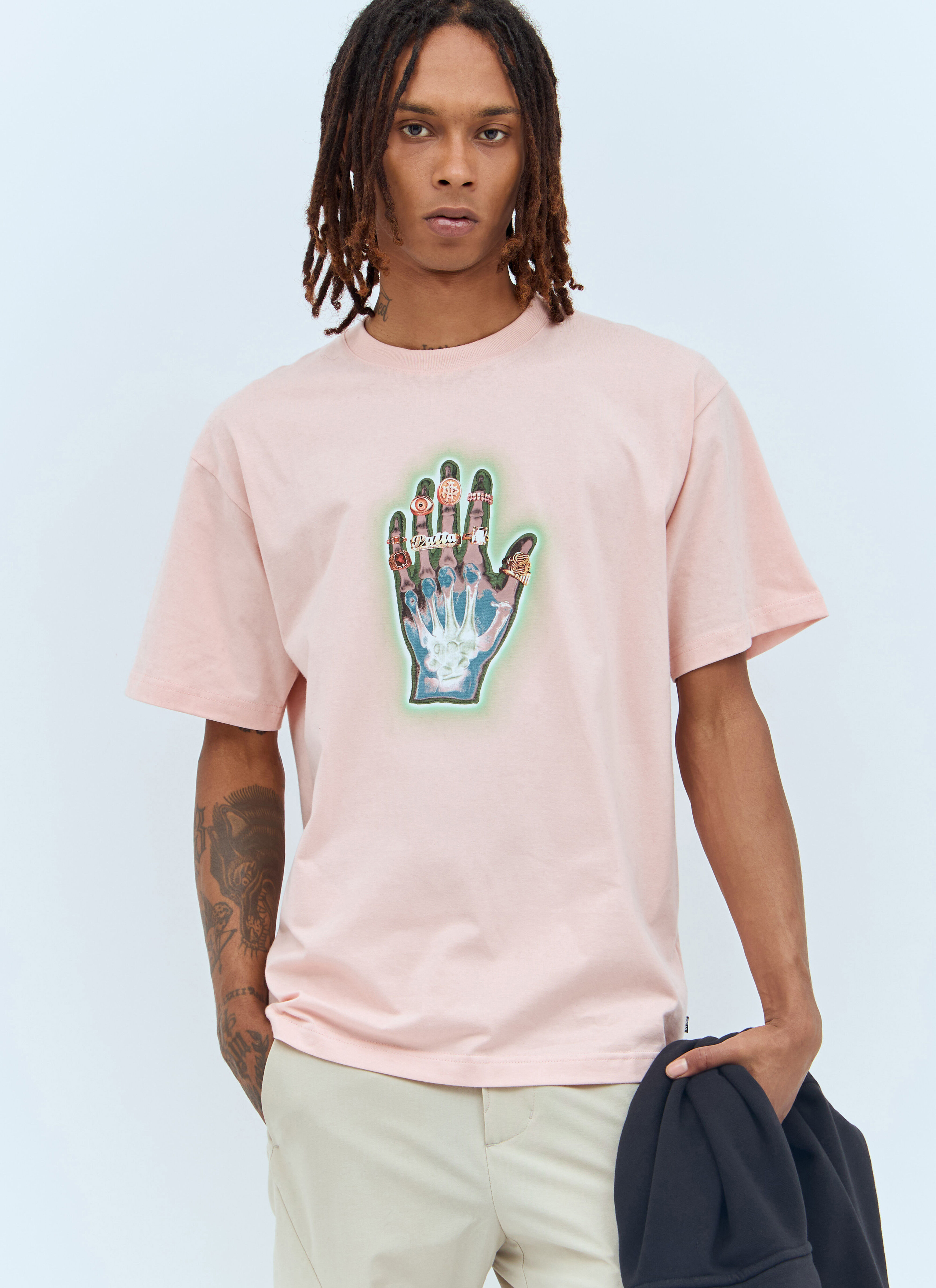Vivienne Westwood 힐링 핸즈 티셔츠 Multicolour vvw0157003