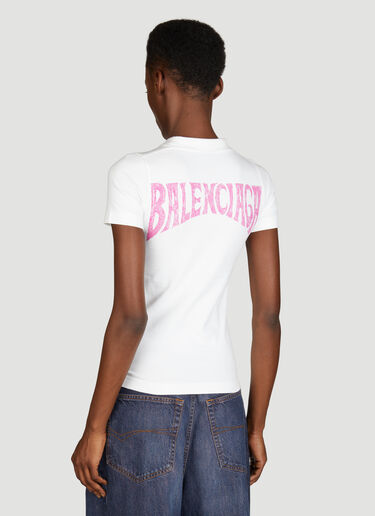 Balenciaga 파리 트로피컬 티셔츠 화이트 bal0255019