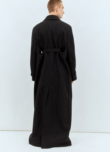 Walter Van Beirendonck Tunnel Maxi Coat Black wlt0158002