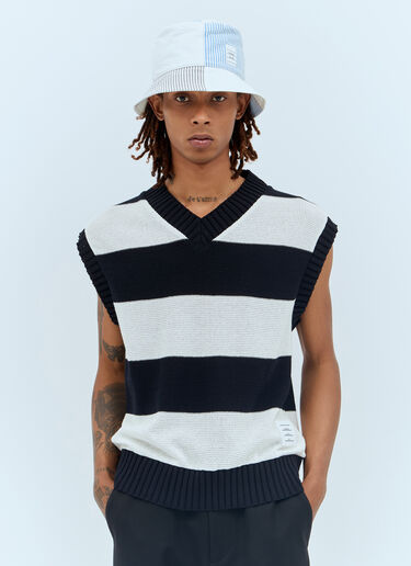 Thom Browne Quarter Bucket Hat Blue thb0156012