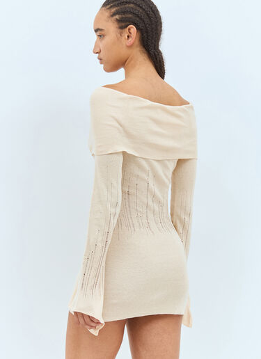 Aya Muse Deva Knit Dress Beige aym0257005