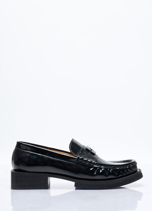 Gucci Butterfly Logo Patent Loafers Black guc0257053