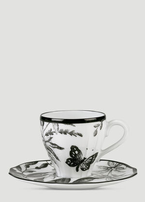 Ichendorf Milano Set of Two Herbarium Coffee Cups with Saucers Clear wps0691237