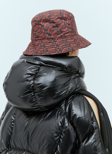 Moncler x adidas Originals Logo Print Bucket Hat Black mad0354011