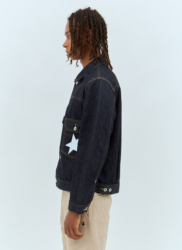 A BATHING APE® Star Denim Jacket Blue aba0156010