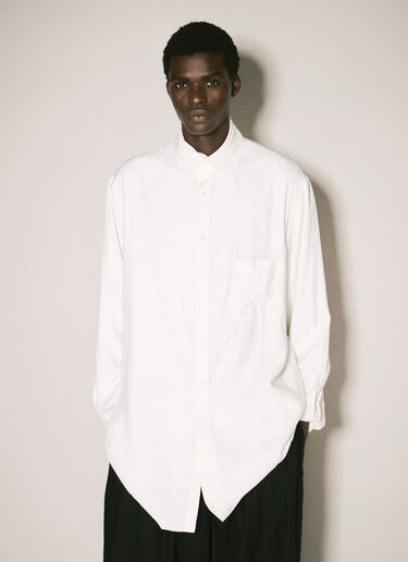 Yohji Yamamoto Layered Shirt White yoy0158004