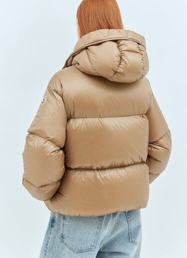 Moncler Borey Short Down Jacket Beige mon0258006