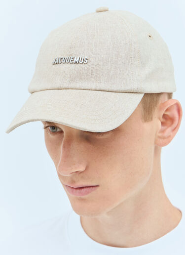 Jacquemus La Casquette Gadjo Baseball Cap Beige jac0158030