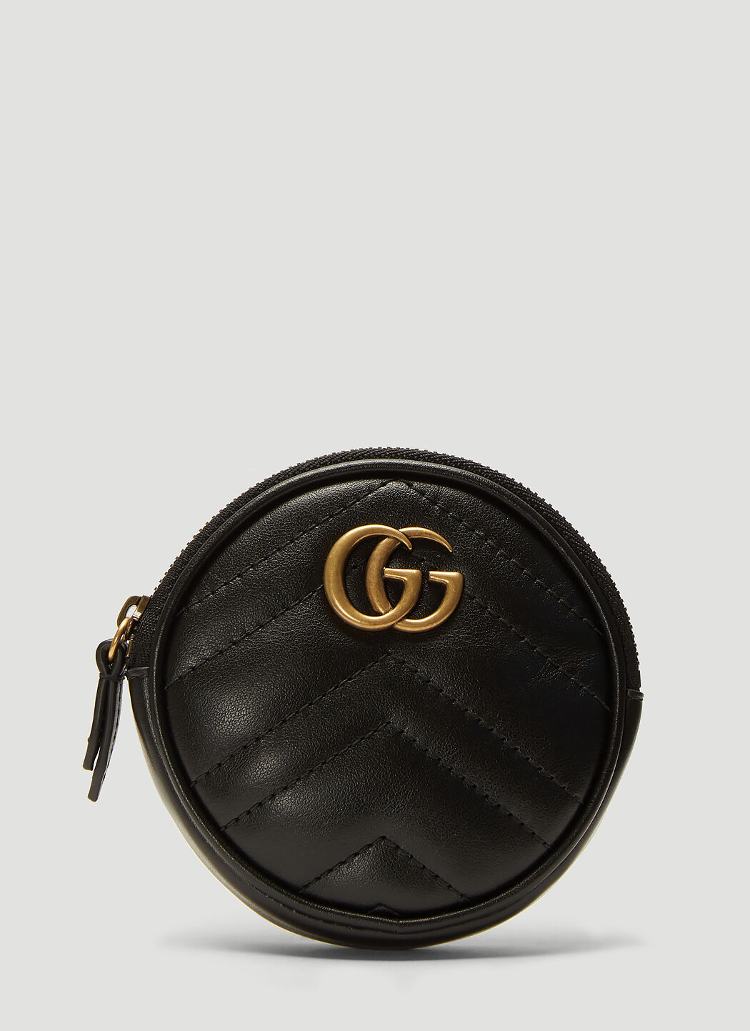 Gucci Mini Wallet / Coin Case Folding 499783 Gg Marmont Rhinestone Rose  Pink | Chairish