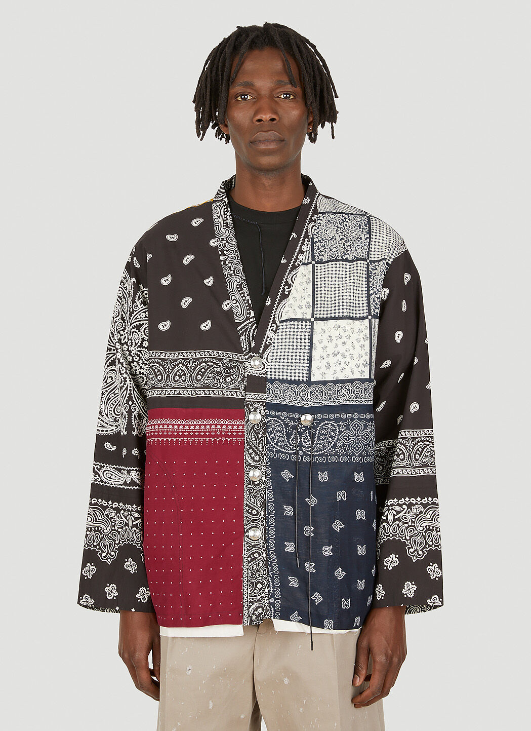 Children Of The Discordance Bandana Patchwork Concho Jacket in