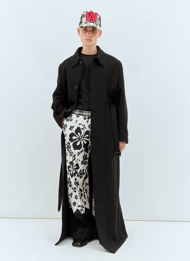 Walter Van Beirendonck Tunnel Maxi Coat Black wlt0158002