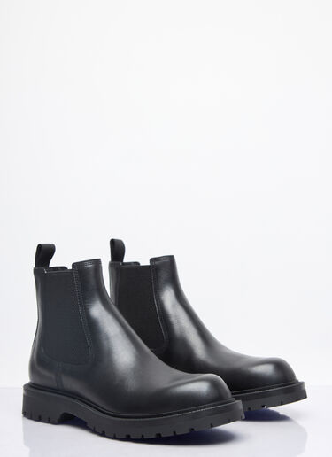 Gucci Web Chelsea Boots Black guc0157038