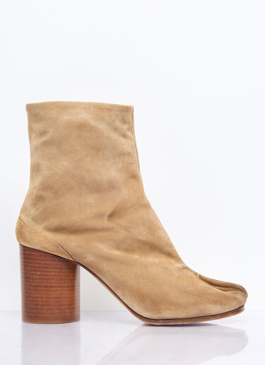 Maison Margiela Tabi Ankle Boots Beige mla0255019