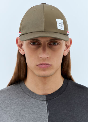 Thom Browne Logo Patch Baseball Cap Green thb0157008