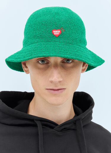 Human Made Pile Bucket Hat Green hmd0156022