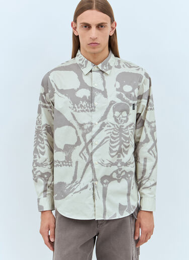 thisisneverthat® Skeletons Shirt Grey tsn0156003