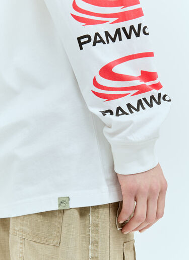 P.A.M. Logo Print T-Shirt White pam0357007