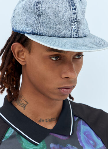 Patta Acid Wash Sports Baseball Cap Blue pat0156012