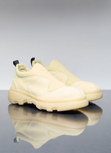 Burberry Suede Foam Sneakers Yellow bur0155066