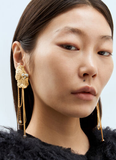 Chloé Flowers Earrings Gold chl0257037