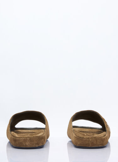 Marni Fussbett Slides Khaki mni0157009