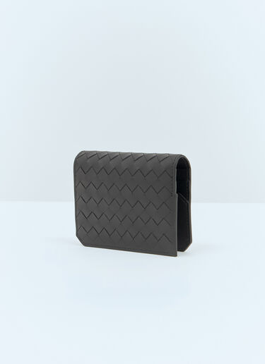 Bottega Veneta Intrecciato Piccolo Flap Cardholder Black bov0157016