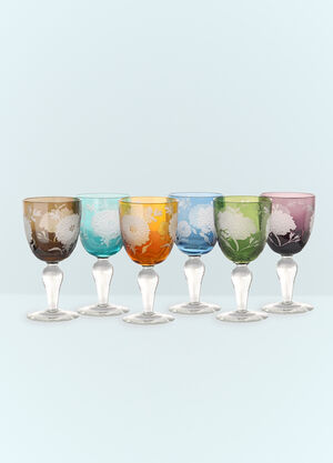 Ichendorf Milano Peony Set Of Six Wine Glasses Clear wps0691236