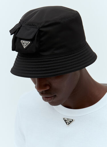 Prada Re-Nylon Bucket Hat Black pra0158025