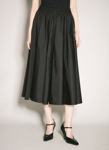 Prada Re-Nylon Midi Skirt Black pra0258019