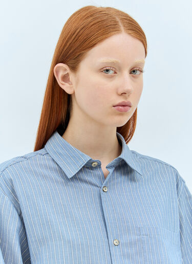 A.P.C. Sela Striped Shirt Blue apc0257014