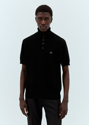 Vivienne Westwood Alex Polo Shirt Black vvw0157009