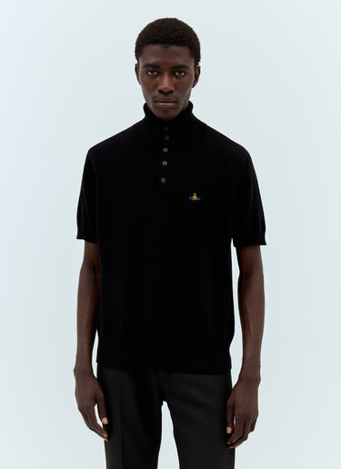 Vivienne Westwood Alex Polo Shirt Black vvw0157005