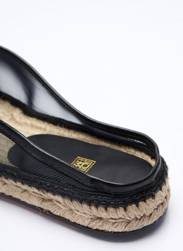 TOTEME The Espadrille Slippers Black tot0257039