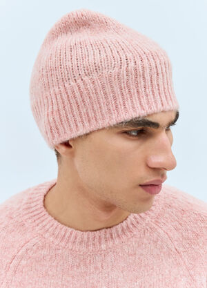 Stone Island Wool-Blend Beanie Hat Beige sto0158066