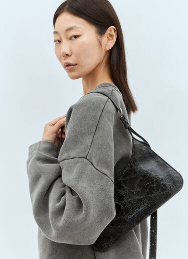 Acne Studios プラットミニショルダーバッグ ブラック acn0357005